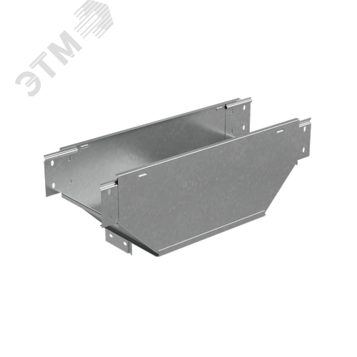 Т-ответвитель переходник 80х300-400 мм вертикальный c разворотом трассы на 90 градусов ПЛЮС (нижняя часть больше исходной) HD