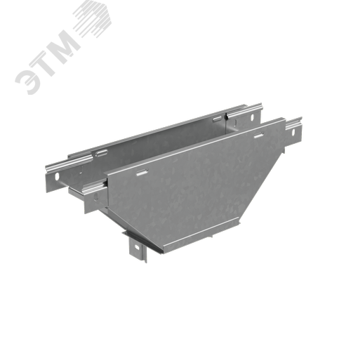 Т-ответвитель переходник 50х150-400 мм вертикальный c разворотом трассы на 90 градусов ПЛЮС (нижняя часть больше исходной) HD