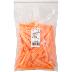 Дюбель универсальный 8х52 с бортиком (100шт) - FIT