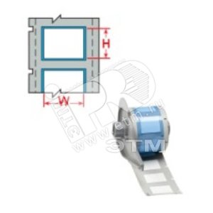 M71-500-175-342 этикетки (аналог на TLS/HM PSPT-500-175-WT) Термоусаживаемые маркеры 44.83х21.62 (brd114986) - BRADY