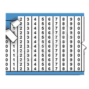 WM-0-9 кабельные маркеры - KLAUKE