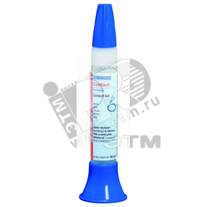 Contact Gel (30г) Цианоакрилатный клей гель, пастообразный. Медленный. Для вертикальных поверхностей - KLAUKE