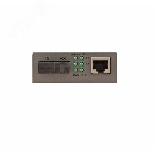 Медиаконвертер оптический 1хRJ45 10/100 Мб/с, 1хSC 100 Мб/с, для кабеля до 20 км - фото 3