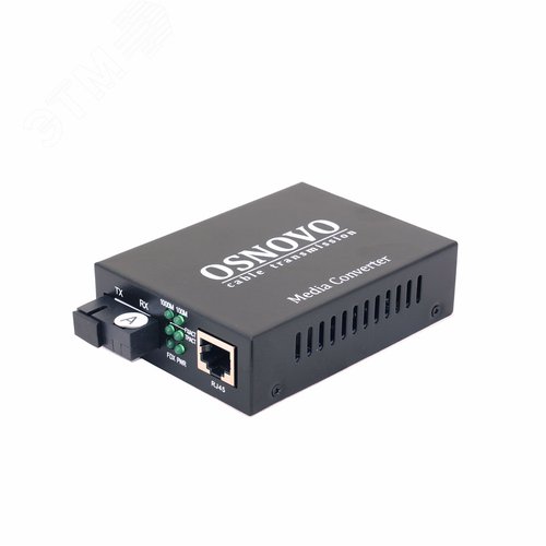 Медиаконвертер оптический 1хRJ45 10/100/1000 Мб/с, для кабеля до 20 км - SCandT