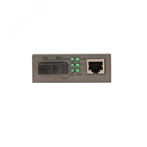 Медиаконвертер оптический 1хRJ45 10/100/1000 Мб/с, для кабеля до 20 км - фото 3