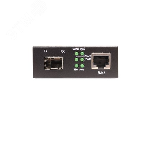 Медиаконвертер 1хRJ45, 1хSFP, 1 Гб/с, до 100 км - фото 2