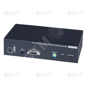 Передатчик DVI, KVM, USB, аудио, RS232 и ИК сигналов по Ethernet на расстояние до 150м (DKM01BT) - SC&T