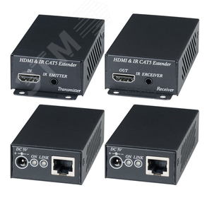 Удлинитель (передатчик+приёмник) HDMI (1080p), 1хRJ45, 1хHDMI-A, до 60/70 м - SCandT
