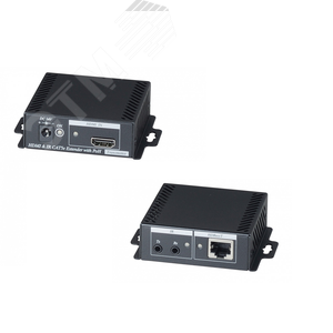 Комплект для передачи (удлинитель) HDMI сигнала, ИК сигнала и питания по одному кабелю. (HE02EIP) - SC&T