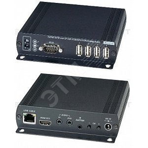 Приемник HDMI, KVM, USB, аудио, RS232 и ИК сигналов по Ethernet с расстояний до 150м (HKM01BR) - SC&T