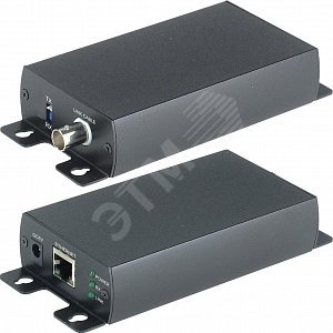 Удлинитель Ethernet, активный, включает приемник и передатчик - SC&T
