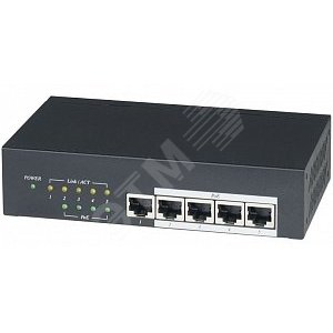 Коммутатор PoE 4-портовый, 10/100/1000M (IP05H) - SC&T