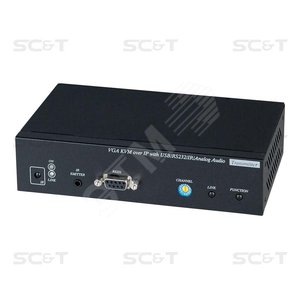 Передатчик VGA, KVM, USB, аудио, RS232 и ИК сигналов по Ethernet на расстояние до 150м (CAT5e), до 1 - SC&T
