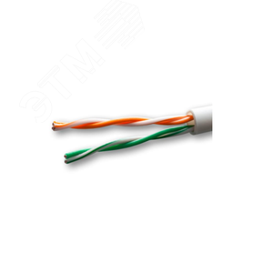 Витая пара Premium UTP Cat.5e 2x2x0,51 Cu PVC Indoor 500м SUPRLAN - фото 2