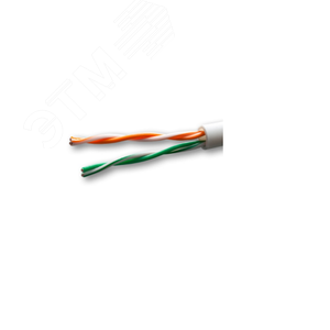 Витая пара Standard UTP 5e 2x2xAWG24 Cu PVC In. 500м SUPRLAN - фото 2
