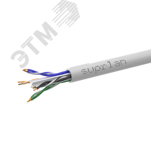 Витая пара U/UTP 4x2xAWG23 кат 6 LSZH нг(А)-HF Cu IN 305м - фото 2
