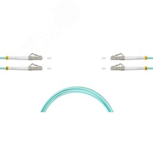 Патч-корд оптический 2LC/PC-2LC/PC-MM50(OM3) 1м желтый - SUPRLAN