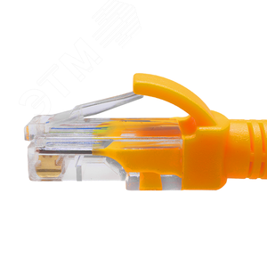 Патч-корд U/UTP Cat.5e 4x2х26AWG (7x0.16mm) Cu PVC желтый 2м (10-0123) - фото 3