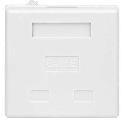 Компьютерная розетка 8P8C (RJ-45), UTP, Cat.5e, 2 порта - SUPRLAN