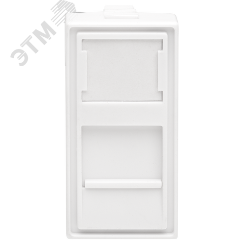 Модуль розетки 45х22,5 Mosaic в сборе UTP 8P8C    (RJ-45) cat.5e - фото 2