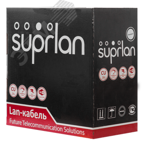 Витая пара SUPRLAN Standard UTP 5e 4x2xAWG24 Cu PE Out. - фото 3