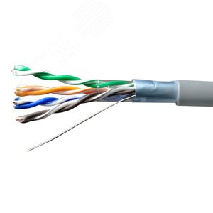 Витая пара F/UTP кат 5e 4x2xAWG24 Standart Cu LSZH нг(А)-HF IN 305м - артикул 01-1023-1