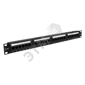 Панель коммутационная SUPRLAN SYSTEM UTP Cat.5e 24p 19‘ 1u - SUPRLAN
