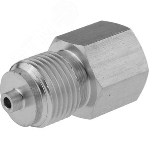 Переходник внутр. G1/4 - наруж. NPT1/4, нержавеющ ая сталь 2