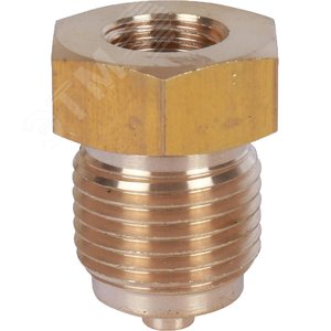 Переходник внутр. G1/4 - наруж. G3/8, латунь 2