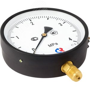Манометр общетехнический радиальный ТМ-610Р.00 0. .0,1 МРа 1/2' кл.1.5 3