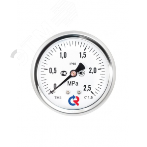 Манометр виброустойчивый осевой ТМ-320Т.00 0...1 МРа 1/4' 150С кл.1.5 готовый к гидрозаполнению