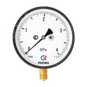 Манометр общетехнический осевой ТМ-510Т.00 0...1.6 МРа 1/2' 150С кл.1.5 4