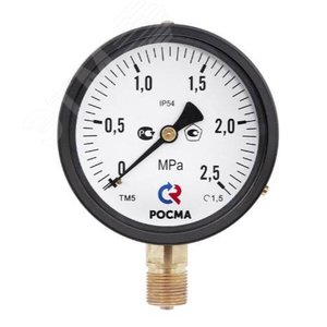 Манометр общетехнический радиальный ТМ-310Р.00 0...0.6 МРа М12х1.5 150С кл.2.5
