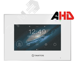 Монитор цвет видеодомофона 7 дюймов  сенсорный экран разр 1024x600 hf (Marilyn HD) - Tantos