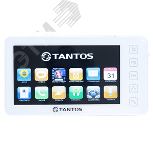 Монитор домофона цветной с диагональю 7 '', сенсорный экран и функция hands free - Tantos