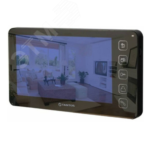 Монитор домофона цветной TFT LCD 7 зеркальная панель сенсорная (Prime SD Mirror black) - Tantos