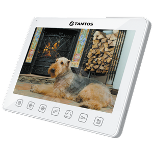 Монитор видеодомофона цветной TFT LCD 101 1024x768 PAL/NTSC H (Sherlock White) - Tantos