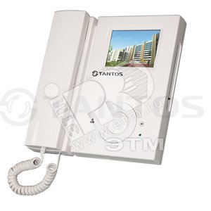 Монитор домофона цветной TFT LCD 35 2 входа от вызывных панелей + 1 камера (TDP-35N) - Tantos