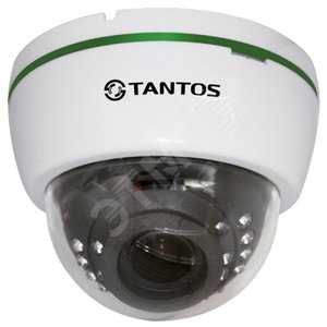 Купольная универс видеокамера 4 в1 AHD TVI CVI CVBS 1080P День и Ночь (TSc-Di1080pUVCv) - Tantos