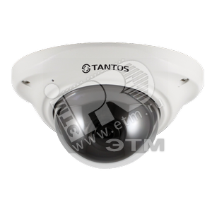 Видеокамера антивандальная купольная компактная TSi-Dle22FP (3.6) 2МП 1920х1080 1/2.8‘ SONY EXMOR сенсор c прогрессивным сканированием (TSi-Dle22FP 3.6) - Tantos