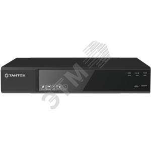 Регистратор  сетевой 8 канальный регистратор для IP камер 1 HDD (TSr-NV08142) - Tantos