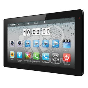 Монитор видеодомофона 101 TFT LCD hands-free сенсор 2 вызывных панели (Violet Black) - Tantos