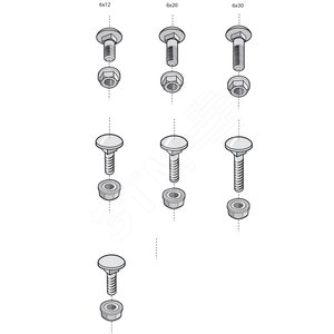 Болт М6  BTRCC 6х20 DC (100шт) - Legrand