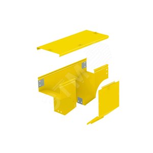 Тройник Т-образный вертикальный VT 100/200 OFT желтый