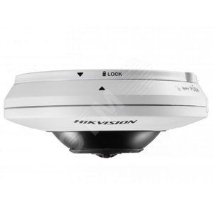 Видеокамера  IP 3Мп fisheye c EXIR-подсветкой до 8м (fisheye объектив 1.16mm) (DS-2CD2935FWD-I) - Hikvision