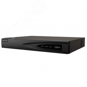Видеорегистратор 4-х IP канальный 40Мб/с 8Мп HDD до 6Тб, 1 RJ45 10M/100M/1000M Ethernet (DS-7604NI-K1(C)) - Hikvision
