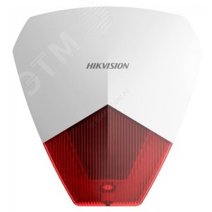 Оповещатель сирена проводная внутренняя (Красная) пластик ABS (DS-PS1-R) - Hikvision