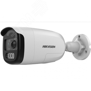 Видеокамера  HD-TVI 2Мп уличная цилиндрическая с LED-подсветкой до 40м (2.8mm) (DS-2CE12DFT-PIRXOF28(2.8mm)) - Hikvision