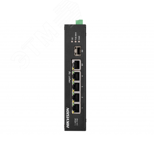 Коммутатор неуправляемый, 3 RJ45 100M PoE с грозозащитой 6кВ (DS-3T0306HP-E/HS) - Hikvision