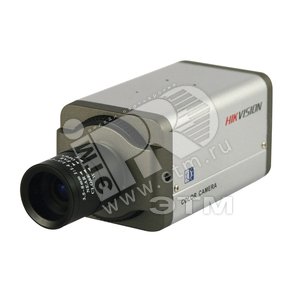 Видеокамера цветная корпусная 1/3, 420 ТВЛ, DS-2CC102P - Hikvision